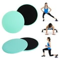 thumbnail image 6 of BLEEUS 2Pcs Fitness Sliding Discs Dual Sided Sliders For Body Muscle Workout Fitness Supplies (Green), 6 of 8