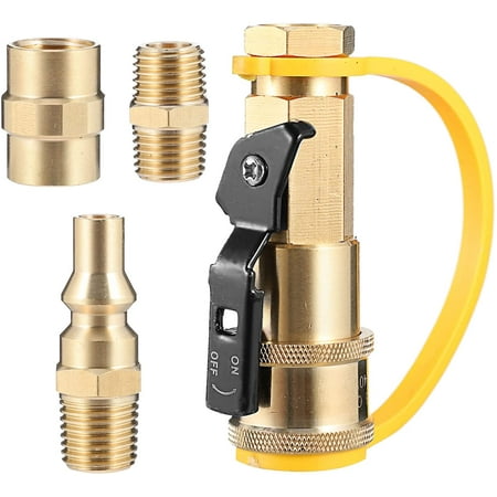 YDHely 1 Set Propane Quick Connecting Adapter with Tape Propane Hose ...