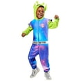 thumbnail image 1 of Rubies Cosmic Alien Comfy Wear Zipsters Costume for Kids, Unisex, 1 of 5