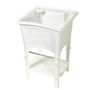 ZENITH ErgoTub Freestanding Utility Laundry Sink