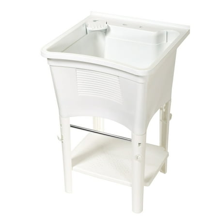 ZENITH ErgoTub Freestanding Utility Laundry Sink