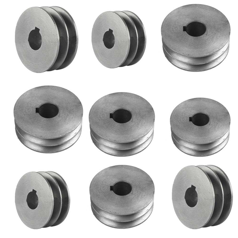 Poulie Courroie Trapézoïdale Type A 1 Gorge En Fonte - Diamètre 70 Mm Alésage 19 Mm - Pour Moteur, Pompe, Compresseur
