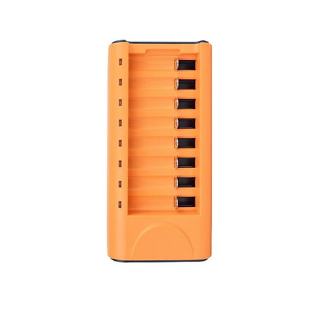 Zeiwohndc Universal Rechargeable Battery Charger Quick Charging Adapter USB 8 Channels