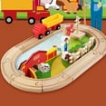 thumbnail image 3 of Vías de ferrocarril de Vías de juguete de de construcción con temática de granja de juguetes para cultivar, 3 of 9