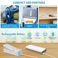 thumbnail image 6 of Mini Bag Sealer, 2PACK Rechargeable Bag Sealer 2 in 1 Portable Sealer and Cutter Bag Heat Sealer for Plastic Bags Food Storage Mini Bag Vacuum Sealers for Kitchen Snacks, 6 of 8