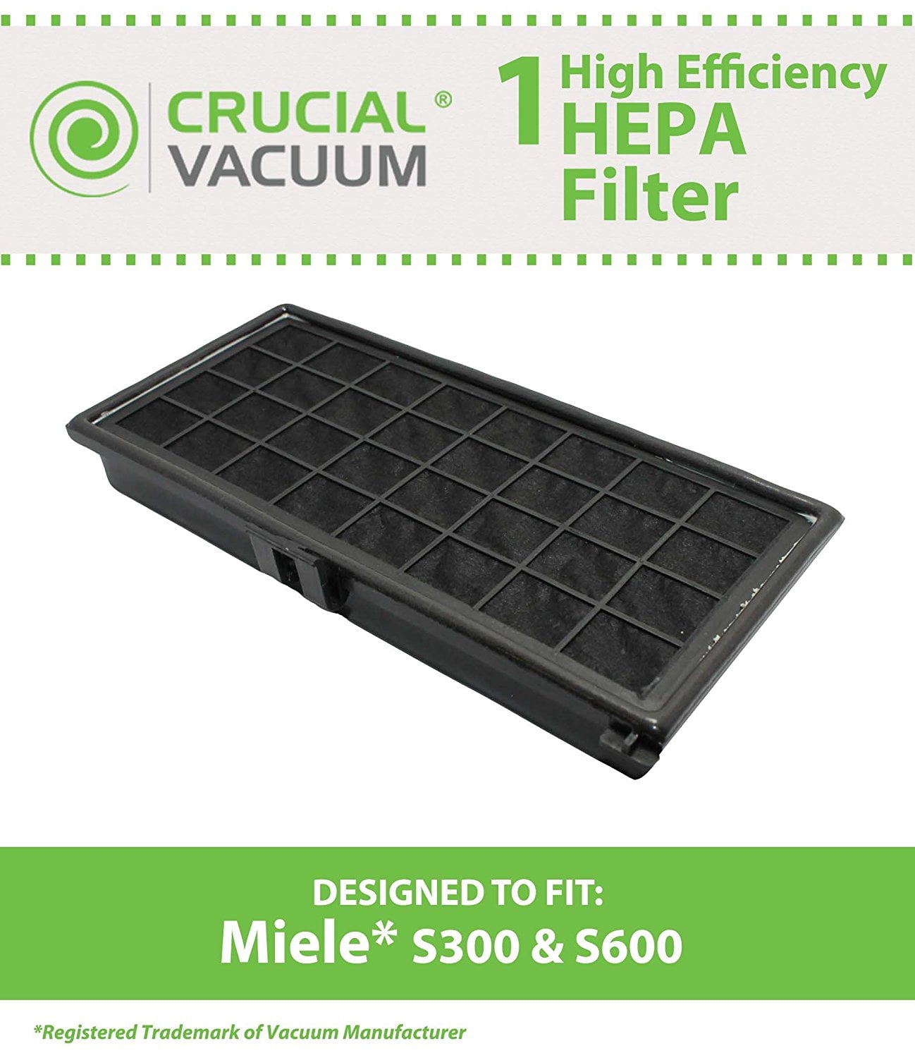 Miele S300 HEPA Filter Designed To Fit 