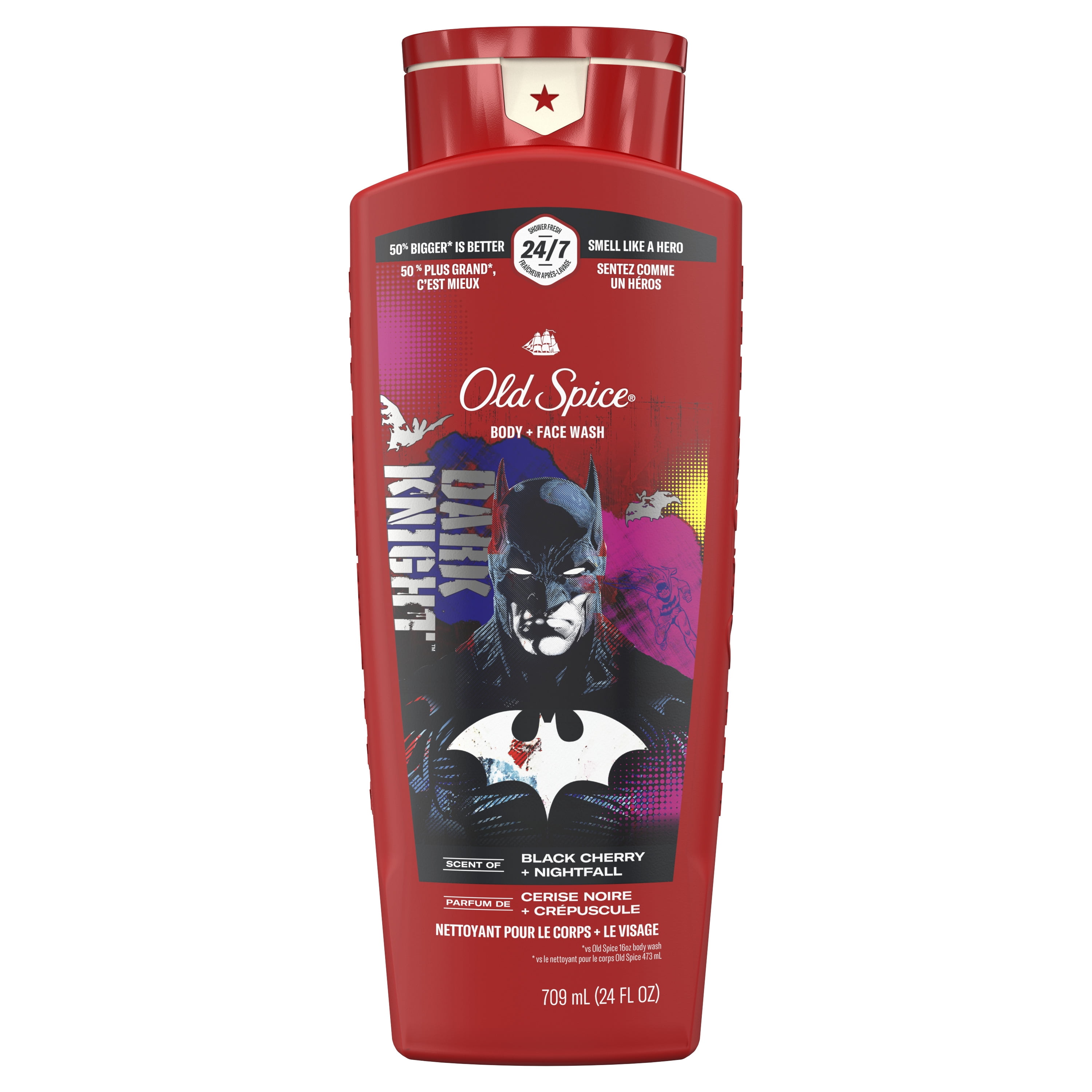 Old Spice Cleansing Body and Face Wash for Men, 24/7 Shower Fresh