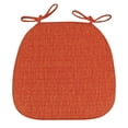 thumbnail image 1 of Yuarrent Cómodo cojín para silla desmontable y lavable, antideslizante, amplia aplicación, y cómodo Decoración del hogar naranja rojizo, 1 of 6
