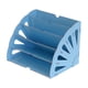 thumbnail image 2 of Organizador de archivos de escritorio en forma de abanico con 5 compartimentos para documentos azul, 2 of 9