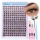 thumbnail image 1 of Kit de extensión de pestañas Newcally Lash Clusters Wispy Natural, 1 of 7
