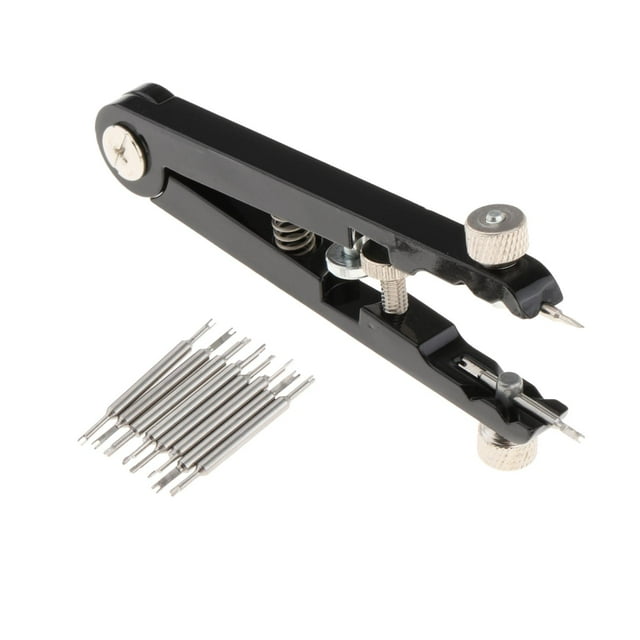Milaget Watch Spring Bar Plier Tool Home Travel Replacement Spring Bar Tweezer Plier Black