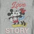 thumbnail image 2 of Men's Mickey & Friends True Love Story Sweatshirt Athletic Heather Large, 2 of 4
