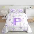 thumbnail image 2 of Castle Fairy 2-Piece Twin Size Comforter Set, Initial P Monogram Print, 2 of 8