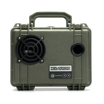 DemerBox Waterproof, Portable, and Rugged Outdoor Speakers. Loud Sound, 40  hr Battery Life, Dry Box   USB Charging, Pairing Party Mode. Built to Last   Fully Serviceable, Green