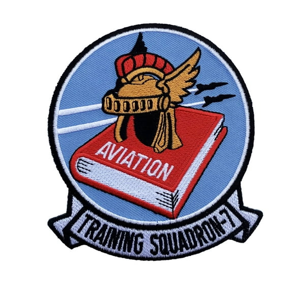 VT-7 Eagles Patch – Plastic Backing, Sew on, Navy