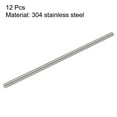 thumbnail image 2 of Unique Bargains M5 x 140mm Tige Entièrement Filetée 311 Filetages en Acier Inoxydable Main Droite 12 Pack, 2 of 4