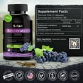 thumbnail image 5 of Sylan Trans Resveratrol Supplement 1000mg Polyphenols Supplement 180 Capsules Veggie Non-GMO Made in USA, 5 of 12