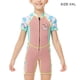 thumbnail image 4 of Sonducket Traje de neopreno para niños de 2MM, traje de buceo, protección contra sarpullidos, mono protector solar resistente al desgaste, Deportes acuáticos Toronja Rosa XXL, 4 of 6