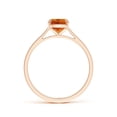 thumbnail image 2 of ANGARA Natural Prong-Set Cushion 1.35 ct Citrine Solitaire Ring in 14K Rose Gold for Women (Size-8x6mm) | November Birthstone, Birthday, Anniversary, Jewelry Gift for Women | Natural Citrine Ring, 2 of 10