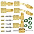 thumbnail image 1 of CSYANXING Kit d'Adaptateur R410A pour Ports de Vide de Charge HVAC, Étanchéité Sécurisée et Accès Facile pour Service de Réfrigération, 1 of 8