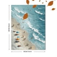 thumbnail image 3 of Impressionist Beach Scene Canvas Print, Wall Art for Living Room, Bedroom, Office, Dining Room, Hallway, 3 of 8