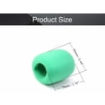 thumbnail image 2 of HUGFEGWE 5Pcs Microphone Covers Foam Mic Cover Handheld Microphone Windscreen Shield Protection Mic Foam Filter Green for KTV Broadcasting U2536-17942, 2 of 8