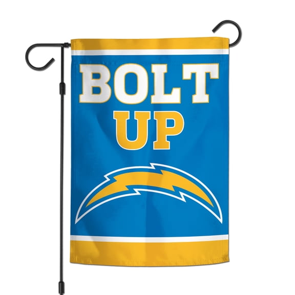 WinCraft Los Angeles Chargers 12'' x 18'' Double-Sided Slogan Garden Flag