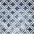 thumbnail image 3 of Safavieh Dip Dye Jolyon Geometric Wool Area Rug, Navy/Ivory, 7' x 7' Square, 3 of 9