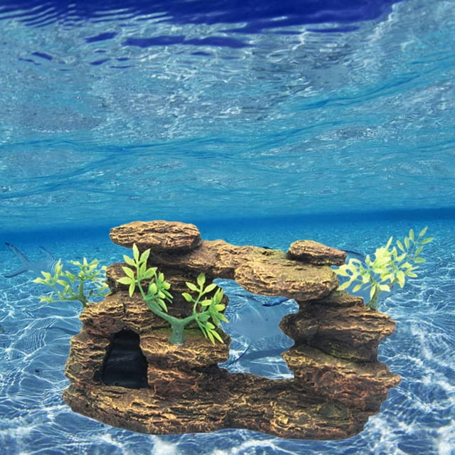 Acuario Salvador decoración resina artificial paisaje del acuario