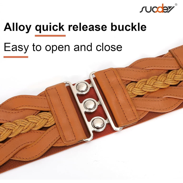 Wide Elastic Dress Belts for Women Vintage Stretchy Waist  display picture 3