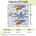 thumbnail image 2 of Washable Fabric Bohemian Design Table Cover with Elastic Hem for Indoor Outdoor Table Protection, 2 of 6
