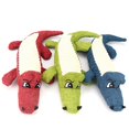 thumbnail image 1 of New Cute Plush Toys Squeak Children Pet Simulation Animal Plush Toy Dog Chew Squeaky Whistling Crocodile Toys heqiyong LED, 1 of 2
