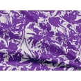 thumbnail image 4 of oneOone Rayon Purple Fabric Florals Sewing Craft Projects Fabric Prints By Yard 56 Inch Wide, 4 of 4