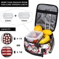 thumbnail image 3 of Anime Cat Pattern Portable Lunch Bag for Women, Reusable Thermal Tote for Travel and Daily Use, 3 of 6