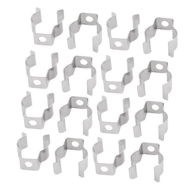 Unique Bargains 16 Pcs T5 Fluorescent Tube Lamp Bracket Hanger Clips Socket Lampholder