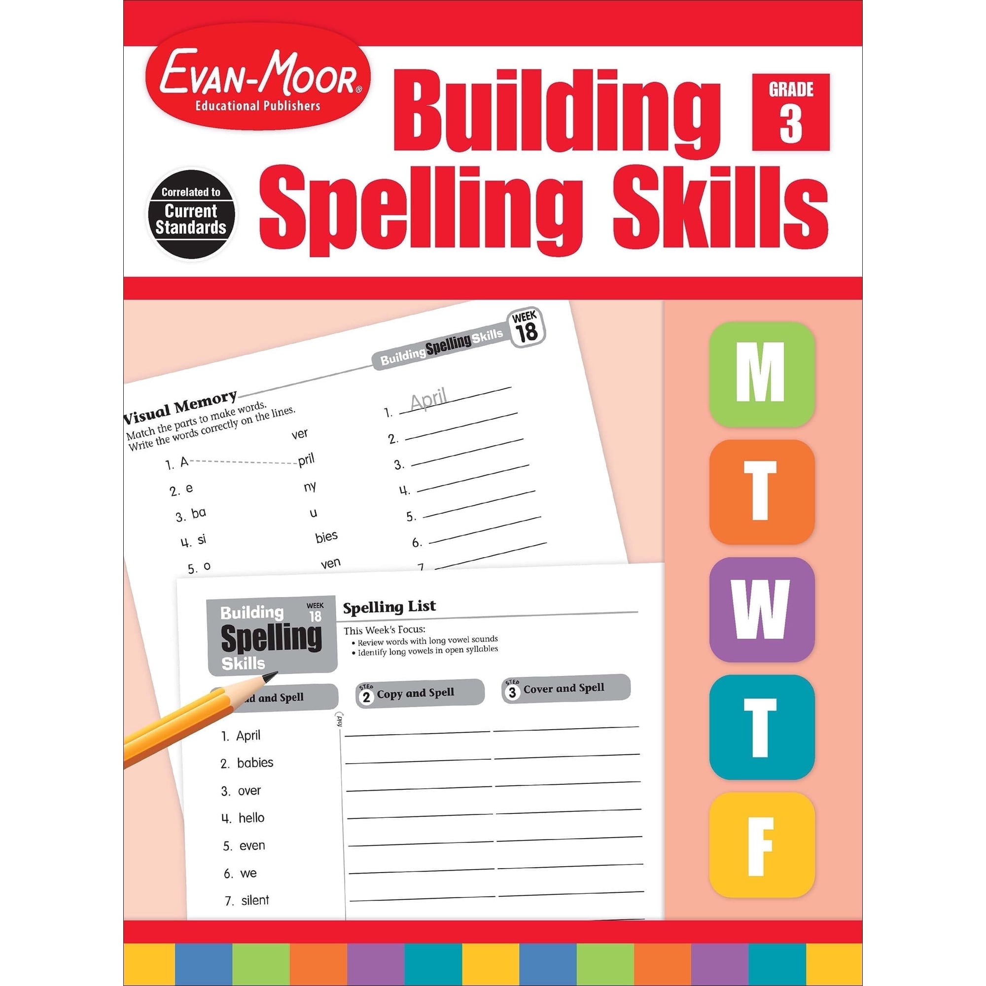 Evan-Moor Building Spelling Skills, Grade 3 Teaching Edition