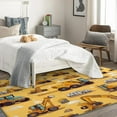 thumbnail image 4 of Construction Rugs for Boys Room - 2x3 Rug - Construction Vehicle Rug - Excavator Tractor Area Rug - Kids Boys Rugs - Yellow Car Carpet, 4 of 7