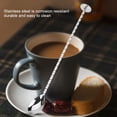 thumbnail image 3 of Professional Cocktail Spoon, Stainless Steel Bar Mixing Spoon with Long Handle for Layered Drinks, Beverage Stirring and Coffee Mixing, Bartender Essential Tool, 3 of 7