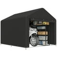 thumbnail image 1 of Outsunny 6.6' x 7.8' Portable Shed, Waterproof Bike Tent, Black, 1 of 10
