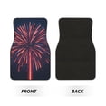 thumbnail image 2 of Fotbe Fireworks3 Juego de 4 Tapetes para Auto con Estampado – Alfombrillas de Goma Reforzada, Diseño Antideslizante, Protección para Todo el Año – Vehículos, Autos, Camionetas y SUVs, 2 of 7