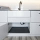 thumbnail image 2 of Xtreme Mats - Waterproof Under Sink Mat for Bathroom, Pick Your Size - 40" 1/4 x 19" 1/4 - Bathroom Cabinet Shelf Protector, Flexible Under Bathroom Sink Drip Tray Liner - CMV-42-GREY, 2 of 5