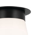 thumbnail image 6 of 52585BK Kichler Lighting Albers - 1 Light Flush Mount-10 Inches Tall and 8.5 Inches Wide-Black Finish, 6 of 11