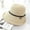 Beige, variant on SikaFu Hepburn Wind Straw Hat Female Small Eaves Summer Version Of The Wild Tide Shading Hat Sunscreen Can Fold The Sun Fisherman Cool Hat