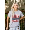 thumbnail image 5 of With Faith All is Possible Christian Men's Graphic T Shirt Tees Brisco Brands S, 5 of 6