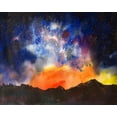 thumbnail image 2 of McCreery, Paul 32x26 White Modern Wood Framed Museum Art Print Titled - Night Sky VI, 2 of 4