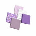 thumbnail image 3 of 50cm\*50cmCotton Fabric Printed Cloth Sewing Quilting Fabrics for Needlework DIY Handmade Material purple, 3 of 5