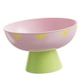 thumbnail image 2 of Frutero con base de drenaje desmontable, recipiente para aperitivos, expositor multiusos para encimera de cocina, cuenco decorativo moderno, soporte Rosa, 2 of 8