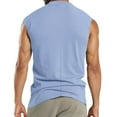 thumbnail image 2 of ZCFZJW Henley Tank Top Men Summer Lightweight Casual Sleeveless V Neck Button Up Muscle T Shirts with Pocket Beach Vacation Tees Vest for Men Light Blue S, 2 of 4