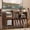 Brown, variant on Large Record Player Stand Holds Up to 450 Albums | Walnut Turntable Stand with Storage Holds Up to 450 Albums, Vinyl Record Holder, Record Table for Music Living Room