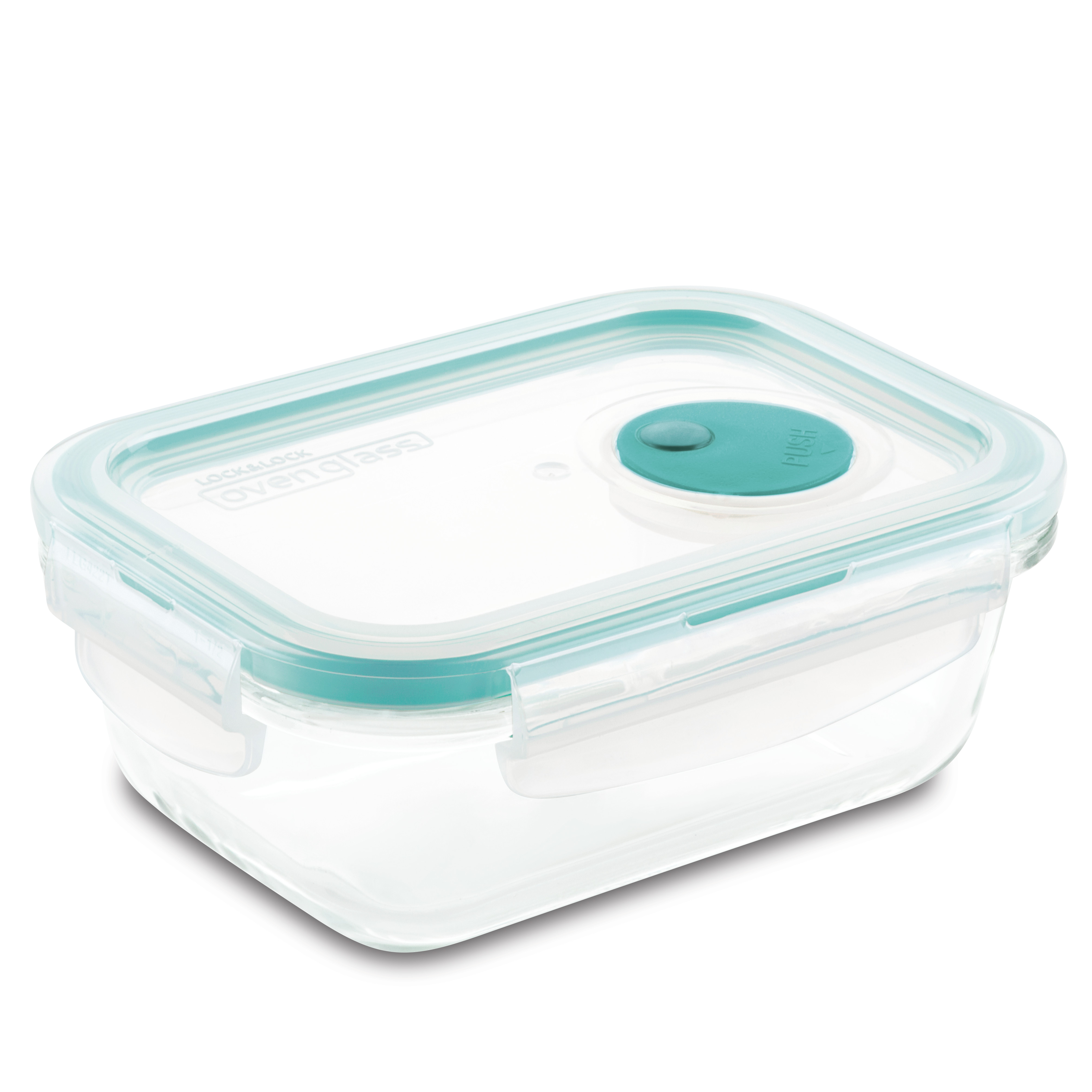 Lock & Lock LLG445T 34 oz Purely Better Vented Glass Food Storage Container,  Clear 